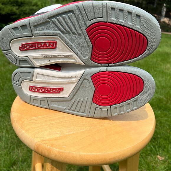 Nike Air Jordan 3 Retro Fire Red 2007 Men\'s Shoes - Size 9.5 - Ships Now main image 9